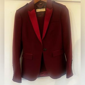 Burberry Women’s Pant Suit - Red